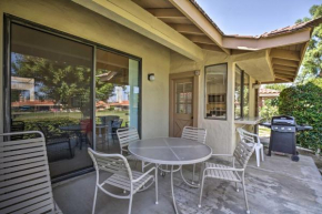 Sunny Palm Desert Pad with Patio and Pool Access!, Palm Desert